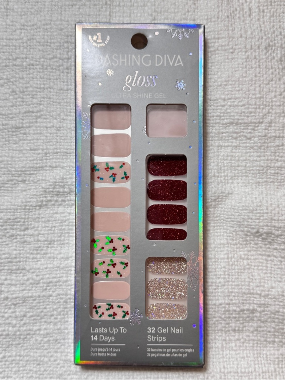 NEW Dashing Diva Gloss Ultra Shine Gel Nail Strips [Holly]Wood